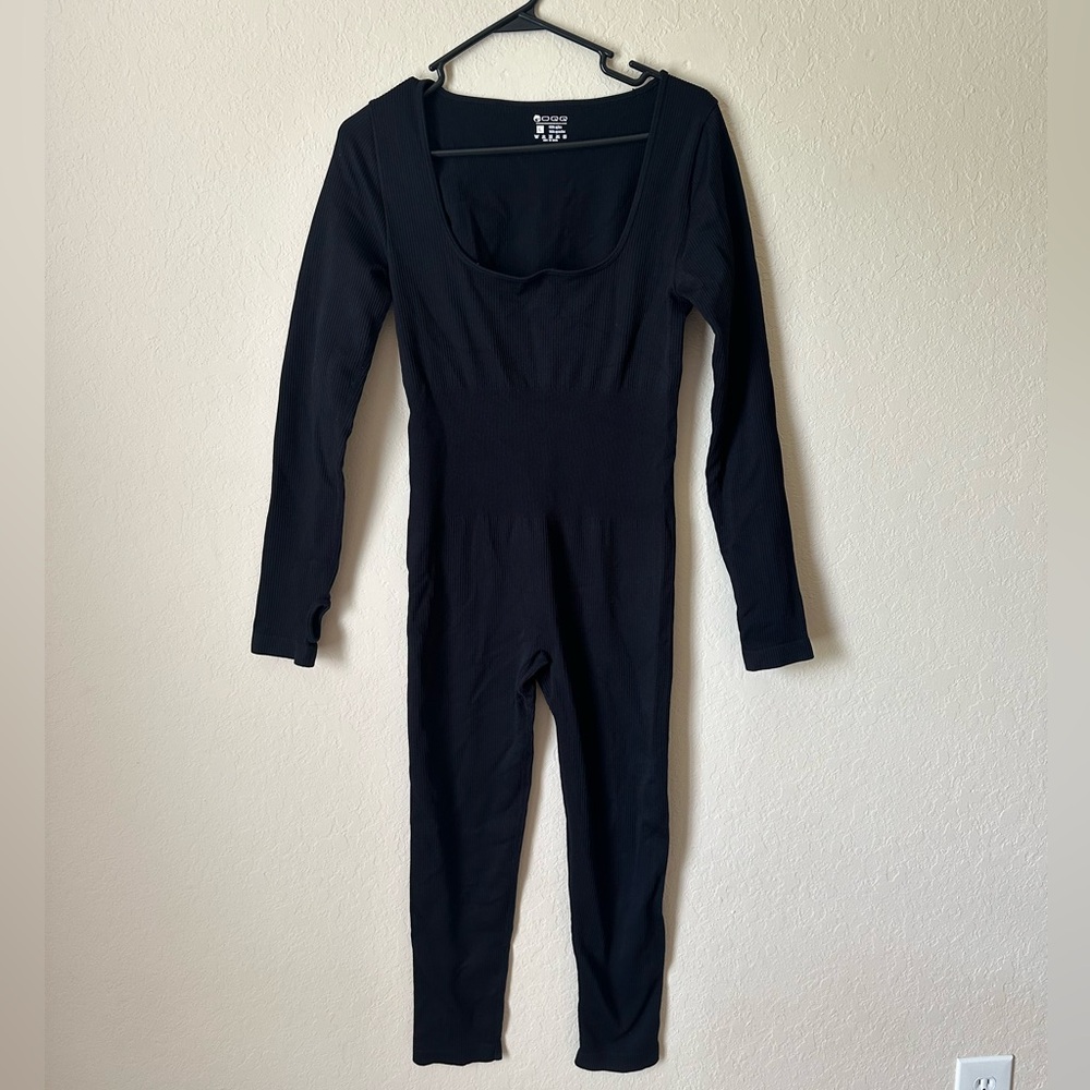 Black Long Sleeve Jumpsuit